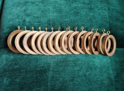 Wooden Curtain Pole Rings / Metal Curtain Pole Rings