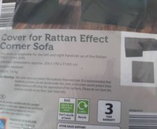 New garden cover for corner sofa