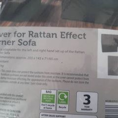 New garden cover for corner sofa