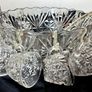 Vintage Glass Punch Bowl Set Image 5