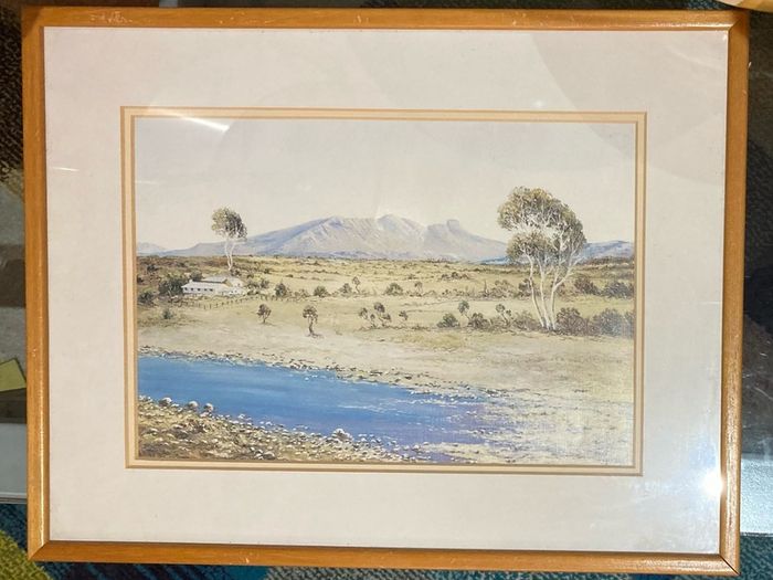 Two prints of Australian Bush by Henk Guth, Dutch-Australian artist