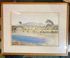 Two prints of Australian Bush by Henk Guth, Dutch-Australian artist