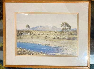 Two prints of Australian Bush by Henk Guth, Dutch-Australian artist
