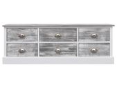 Hall Bench Grey 115x30x40 cm Wood