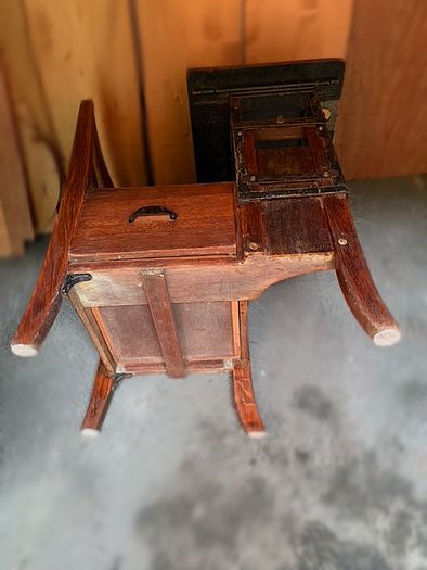 Vintage 1920's American Oak Childs desk