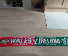 Rugby scarf Ireland vs Wales