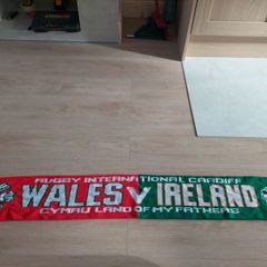 Rugby scarf Ireland vs Wales