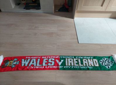 Rugby scarf Ireland vs Wales