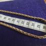 Vintage gold tone chain with beautiful weave. Image 3
