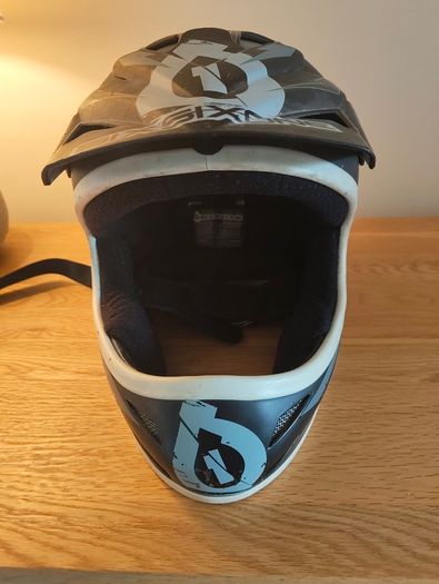 Mountain Bike helmet and trousers