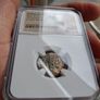 Roman Empire Severus Denarius Toned Coin 'Mars Advancing' Image 5