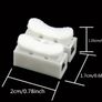 20 pcs Connectors Terminal Block Wire Splice Push Cable Push-In 2 Pin, No Electricity Needed, Flame-Retardant Cable Splice Connectors for LED Lights Free inspection Image 6