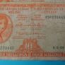 Irish 1968  X 5 Lavery ten shilling banknote in used condition Image 8