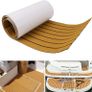 Anti Slip EVA Foam Faux Teak Decking Sheet,Stretchable Boat Teak Decking,DIY Self Adhesive Floor Pad for Fish Boat Yacht RV Flooring Decking, 240 x 45cm Image 3