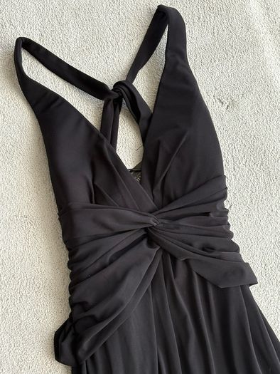 Stunning Black Gown by Laundry Cross Back size 10