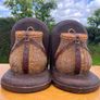 vintage fishing creel book ends Image 5