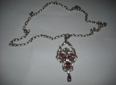 a art nouveau silver pendan c1890