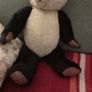 Antique straw-filled panda teddy bear Image 4