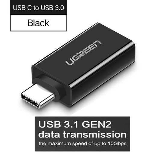 2 X Ugreen USB 3.1 Gen 2 (10 Gbps) Type-C (Male) to Type-A (Female) OTG Adapter/Convertor (Brand New/Warranty)