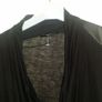 Brand new Zara W&B Collecion black drape neck sleveless top size UK12 EU40 Postage included Image 4