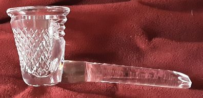 cut glass crystal pipe, (AD ), PRICE DROP