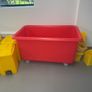 Large red storage bins x 2 Image 4
