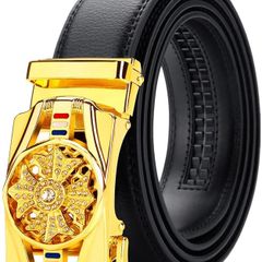 Brand New Oyifan Men's Belt, Black Leather Belt Men's