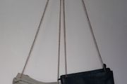 New handbag with tag attached
