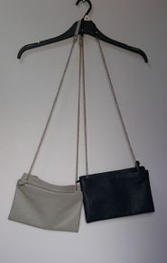 New handbag with tag attached