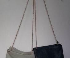 New handbag with tag attached