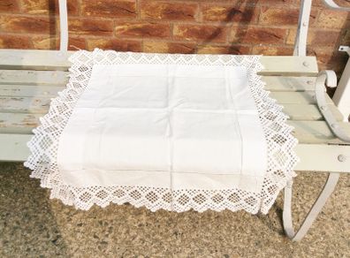 Antique Linen Tablecloth