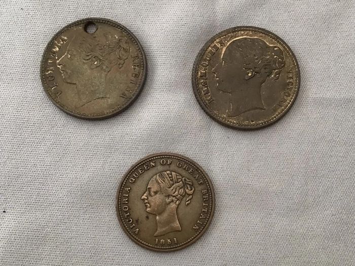 Great Britain Victoria Brass Tokens