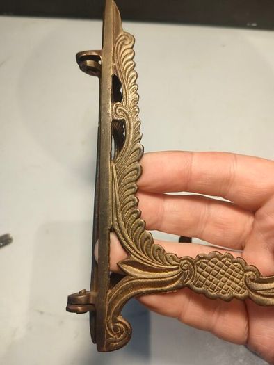 Art Nouveau Metal Alloy Picture frame stand