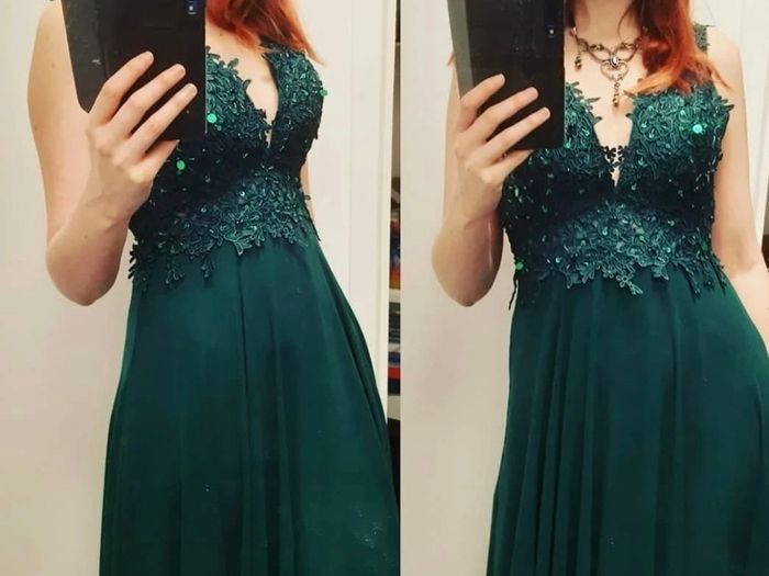 Maxi dress hunter green