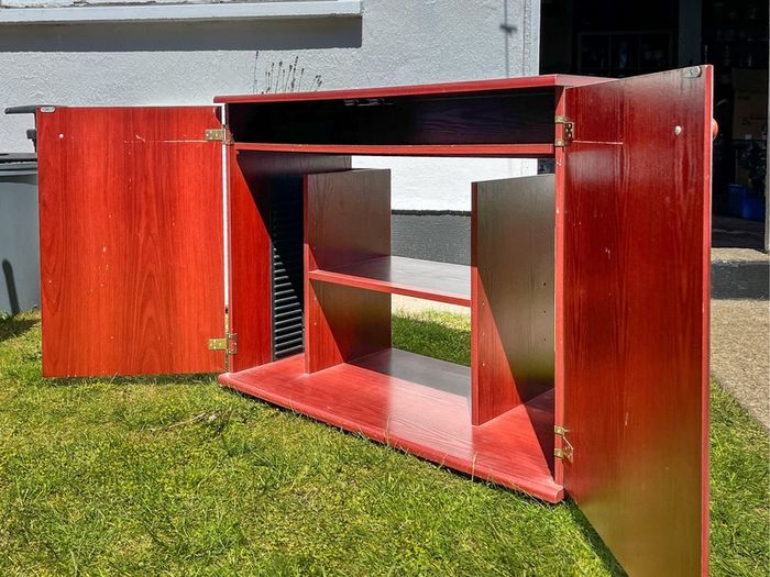 wooden computer desk unit - 0.91 x 0.49 x 0.75