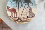 Tunisien Large Wall Hanging Plate Hand Painted..