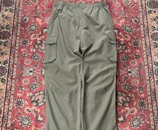 Vintage mens Nike Cargo Trousers Khaki