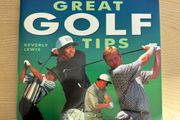 Great Golf Tips by Beverly Lewis (New)
