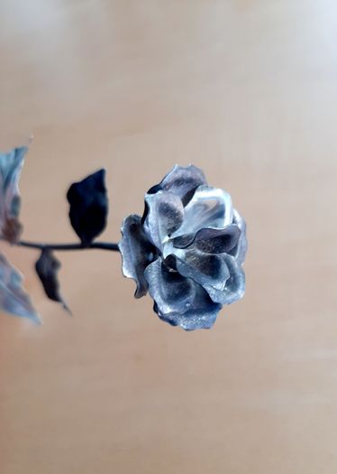 Silver rose stem .925