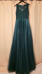 Green debs dress