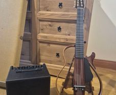 Yamaha Silent Nylon string Guitar and Tanglewood Acoustic Amp