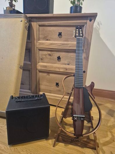 Yamaha Silent Nylon string Guitar and Tanglewood Acoustic Amp