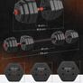 New 40kg gym weights set - FREE Delivery Image 6