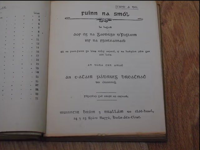 Fuinn Na Smol Parts 1 - 7. By Breathnach, An t-Athair Padraig (Robert Farren's copy)