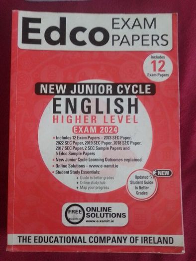 Chrysalis Junior Cycle English and exam paper