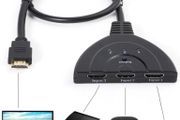 3 Port HDMI Switch 3 IN 1 OUT 1080P Hub Switcher Splitter Adapter Cable PS3 A129
