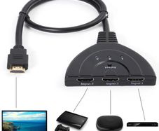 3 Port HDMI Switch 3 IN 1 OUT 1080P Hub Switcher Splitter Adapter Cable PS3 A129