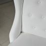 white leather chair Image 4