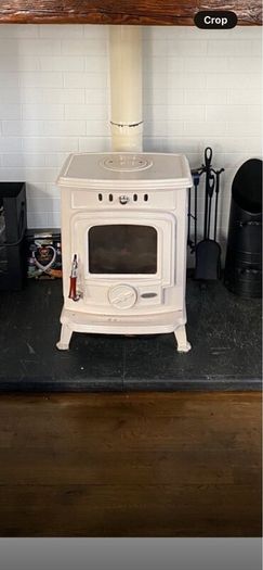 Henley Aran stove cream enamel 5kw