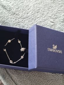 swarovski  silver bracelet